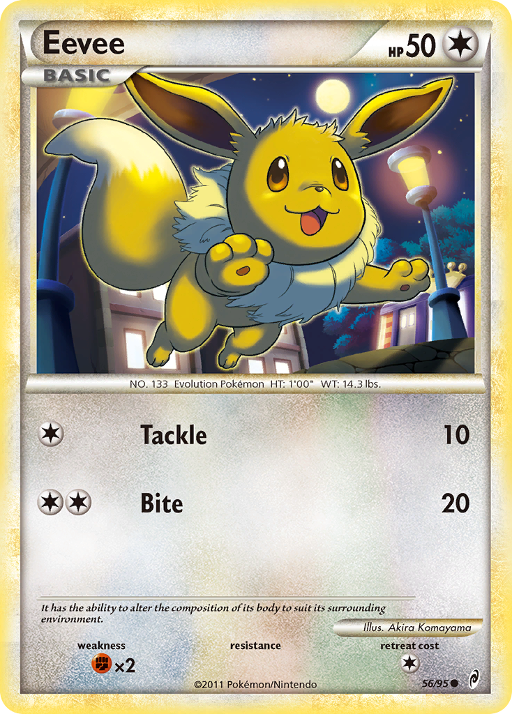 Eevee (56/95) [HeartGold & SoulSilver: Call of Legends] | Game Haven TX