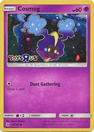 Cosmog (64/149) (Toys R Us Promo) [Sun & Moon: Base Set] | Game Haven TX