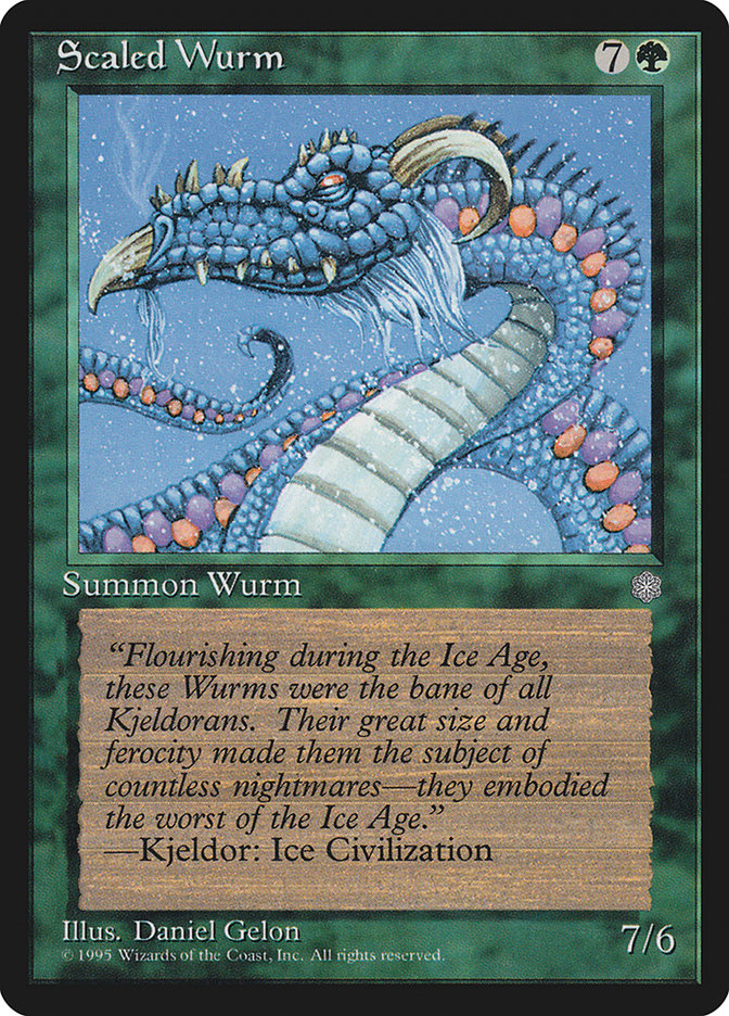 Scaled Wurm [Ice Age] | Game Haven TX