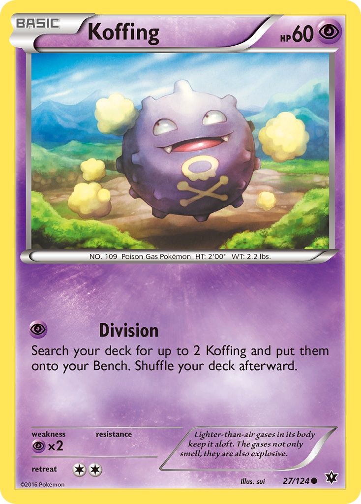Koffing (27/124) [XY: Fates Collide] | Game Haven TX
