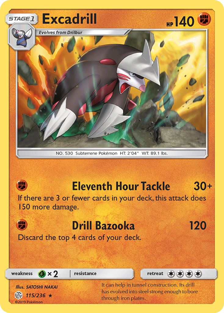 Excadrill (115/236) [Sun & Moon: Cosmic Eclipse] | Game Haven TX