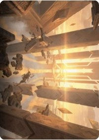 Skyclave Basilica Art Card [Zendikar Rising Art Series] | Game Haven TX