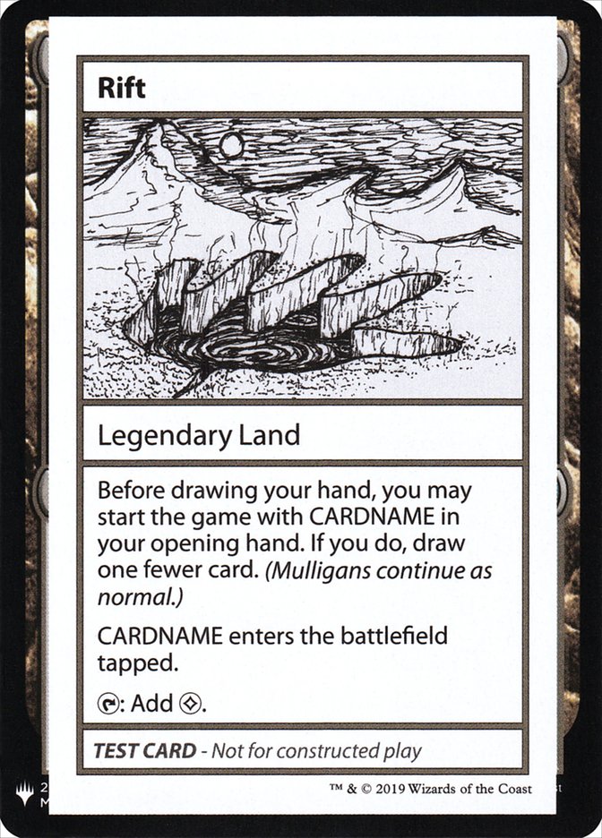 Rift [Mystery Booster Playtest Cards] | Game Haven TX