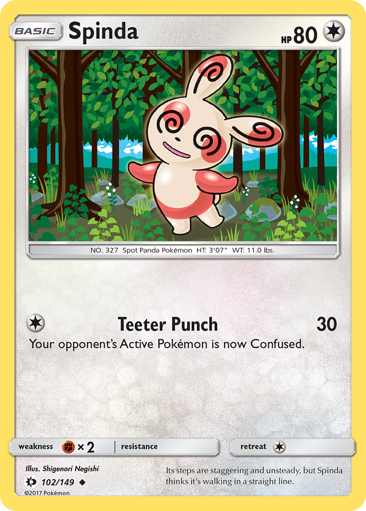 Spinda (102/149) [Sun & Moon: Base Set] | Game Haven TX