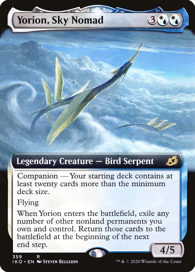 Yorion, Sky Nomad (Extended Art) [Ikoria: Lair of Behemoths] | Game Haven TX