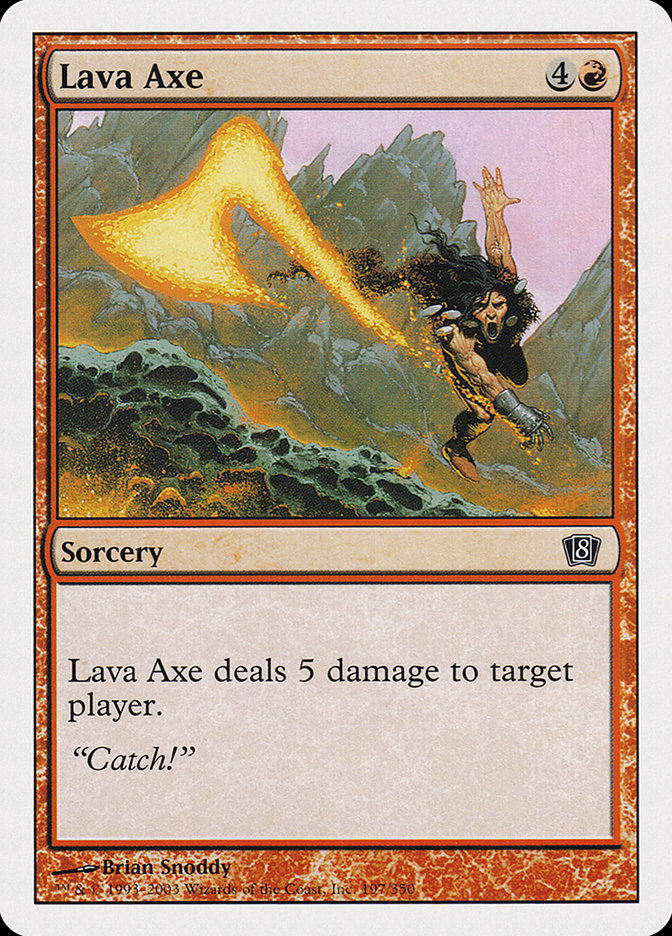 Lava Axe [Eighth Edition] | Game Haven TX