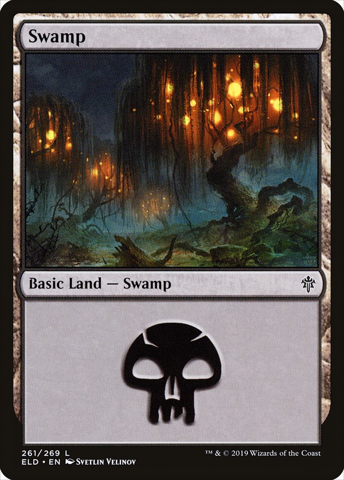 Swamp (261) [Throne of Eldraine] | Game Haven TX
