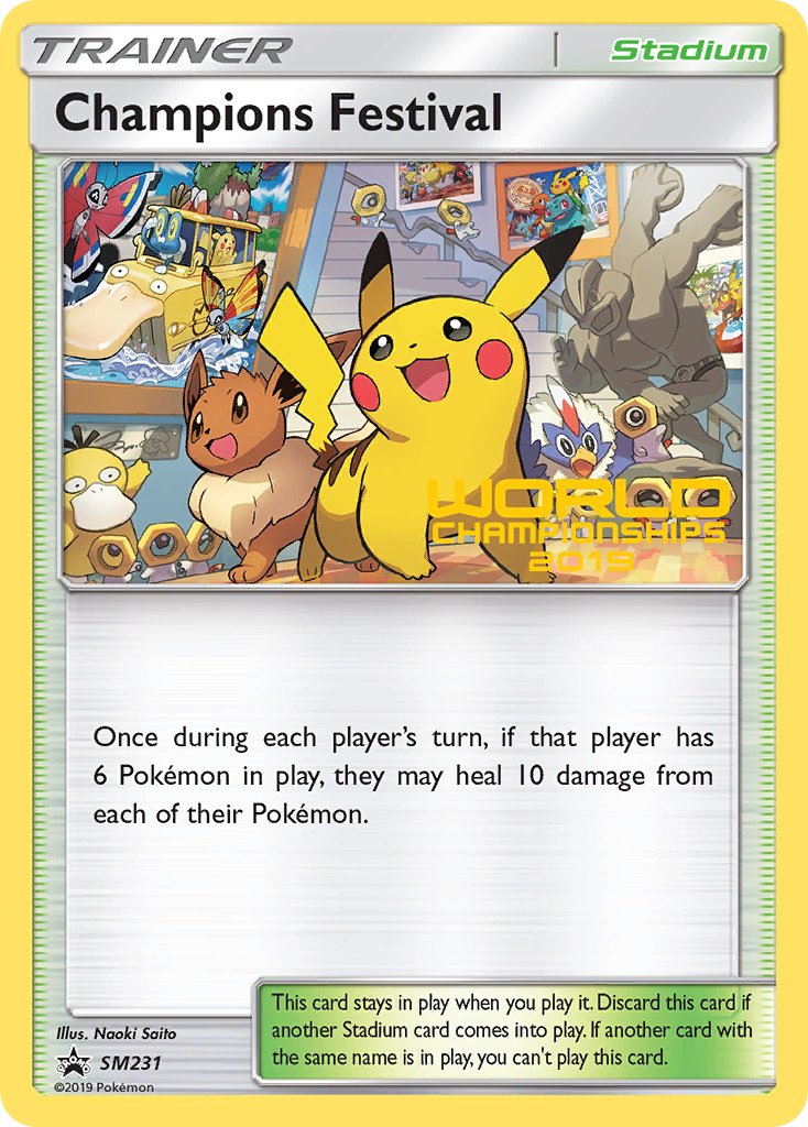 Champions Festival (SM231) (2019) [Sun & Moon: Black Star Promos] | Game Haven TX