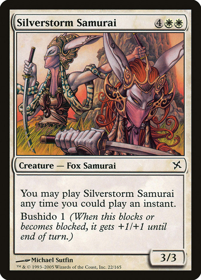 Silverstorm Samurai [Betrayers of Kamigawa] | Game Haven TX