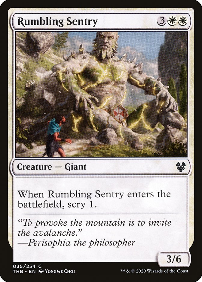 Rumbling Sentry [Theros Beyond Death] | Game Haven TX