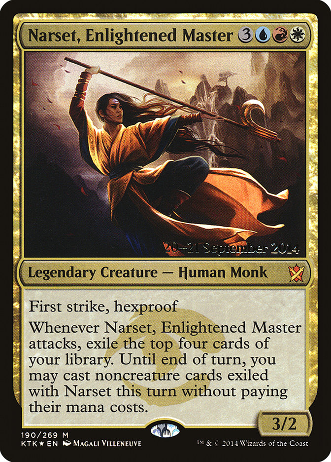 Narset, Enlightened Master  [Khans of Tarkir Prerelease Promos] | Game Haven TX