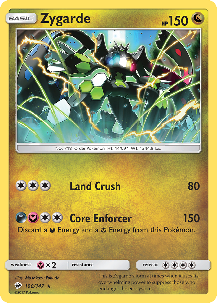 Zygarde (100/147) [Sun & Moon: Burning Shadows] | Game Haven TX