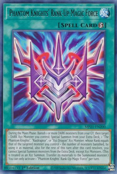 Phantom Knights' Rank-Up-Magic Force [MP21-EN200] Rare | Game Haven TX