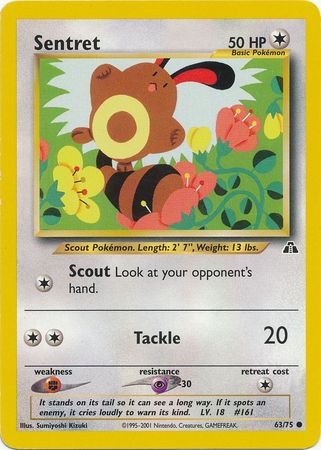 Sentret (63/75) [Neo Discovery Unlimited] | Game Haven TX
