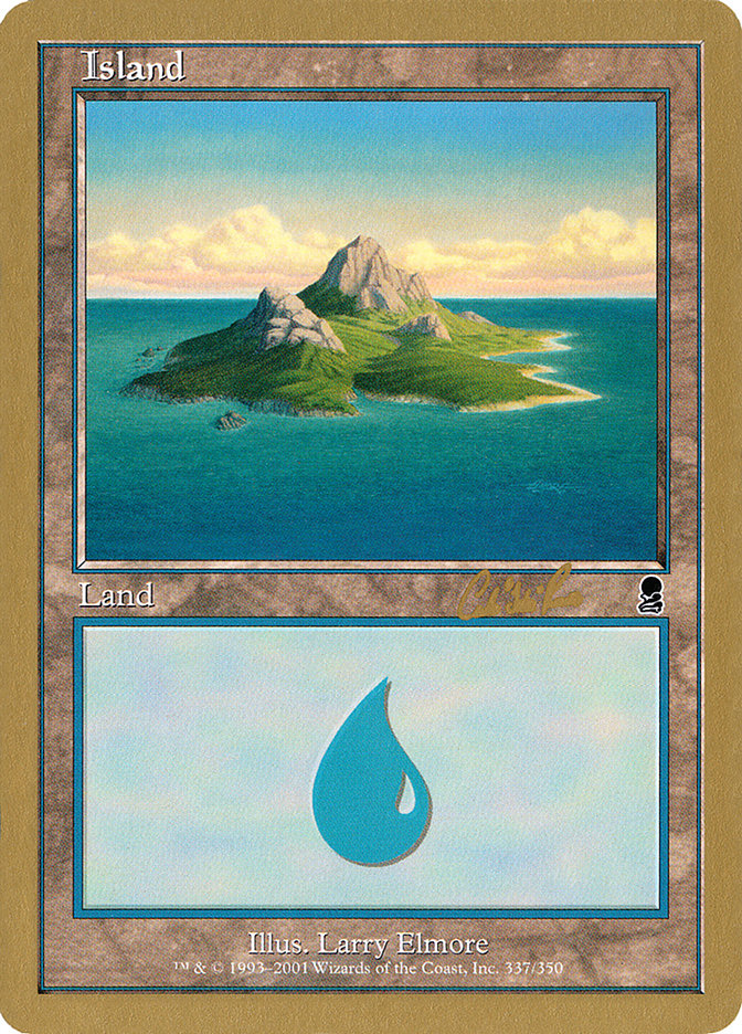 Island (cr337a) (Carlos Romao) [World Championship Decks 2002] | Game Haven TX