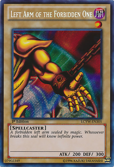 Left Arm of the Forbidden One [LCYW-EN305] Secret Rare | Game Haven TX