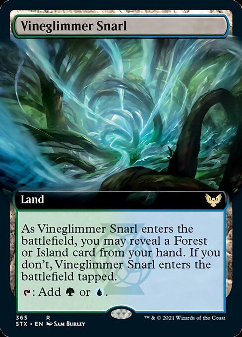 Vineglimmer Snarl (Extended) [Strixhaven: School of Mages] | Game Haven TX