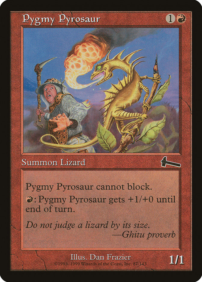Pygmy Pyrosaur [Urza's Legacy] | Game Haven TX