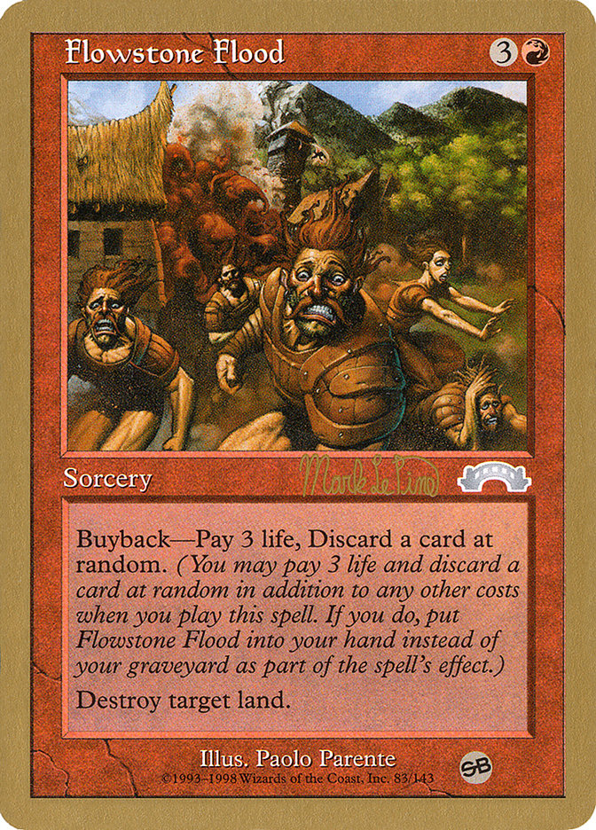 Flowstone Flood (Mark Le Pine) (SB) [World Championship Decks 1999] | Game Haven TX