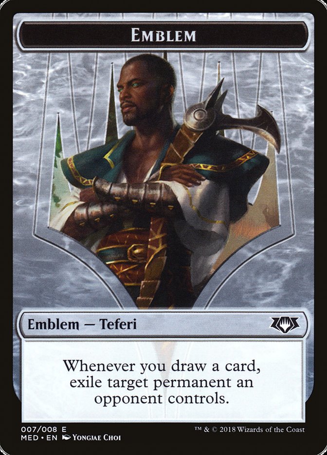 Emblem - Teferi, Hero of Dominaria [Mythic Edition Tokens] | Game Haven TX