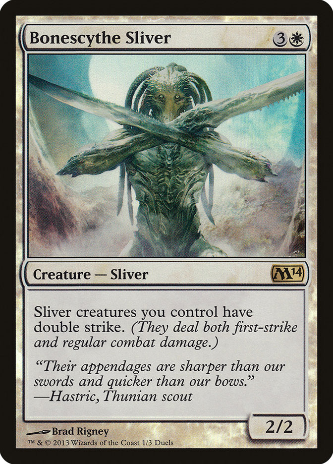 Bonescythe Sliver [Duels of the Planeswalkers 2013 Promos ] | Game Haven TX