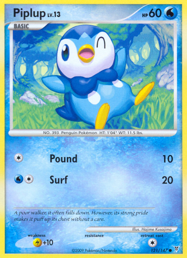 Piplup (121/147) [Platinum: Supreme Victors] | Game Haven TX