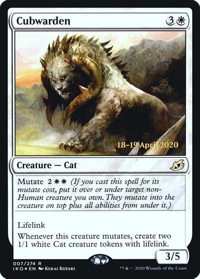 Cubwarden [Ikoria: Lair of Behemoths Promos] | Game Haven TX