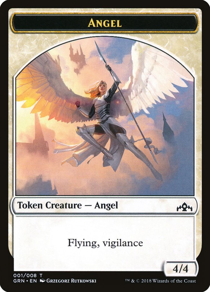Angel Token [Guilds of Ravnica Tokens] | Game Haven TX
