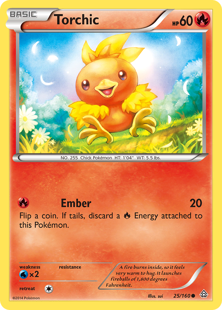 Torchic (25/160) [XY: Primal Clash] | Game Haven TX