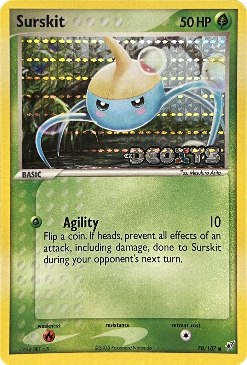 Surskit (78/107) (Stamped) [EX: Deoxys] | Game Haven TX