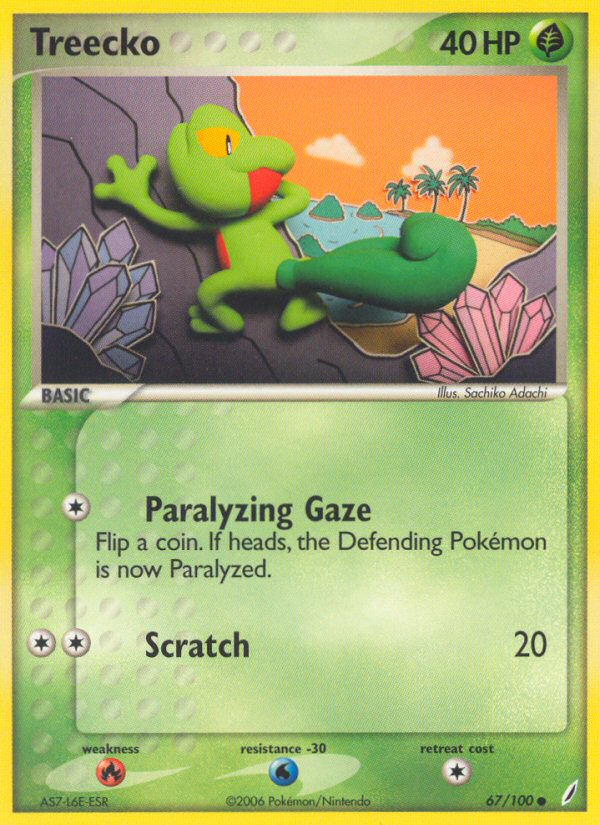 Treecko (67/100) [EX: Crystal Guardians] | Game Haven TX