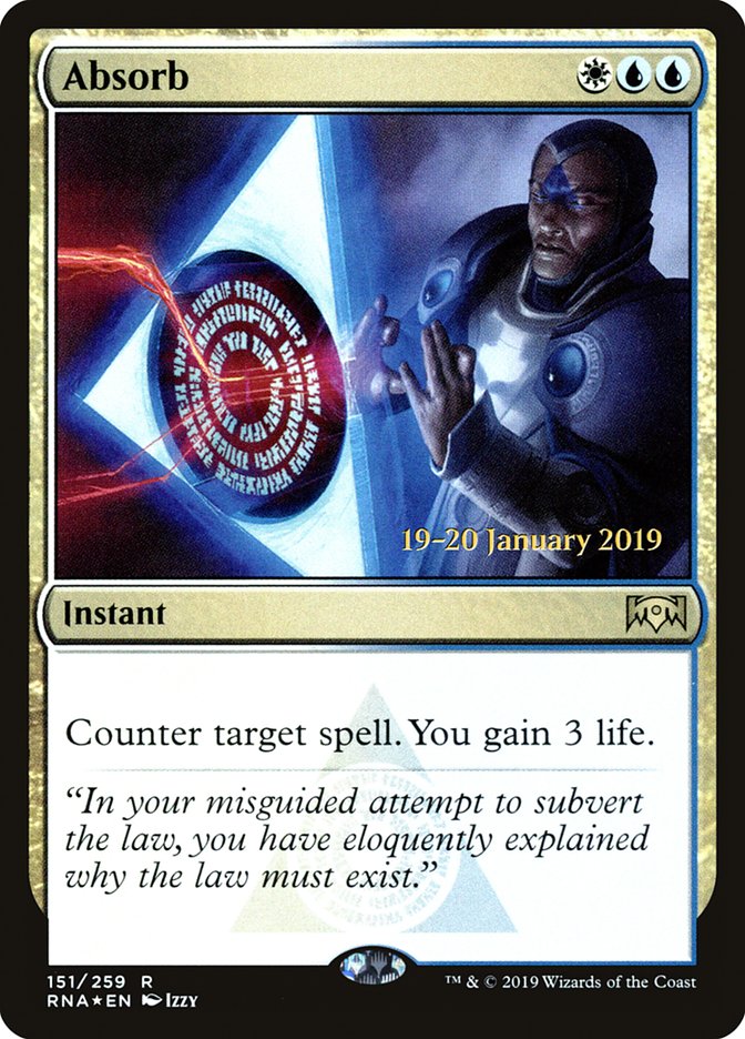Absorb [Ravnica Allegiance Promos] | Game Haven TX