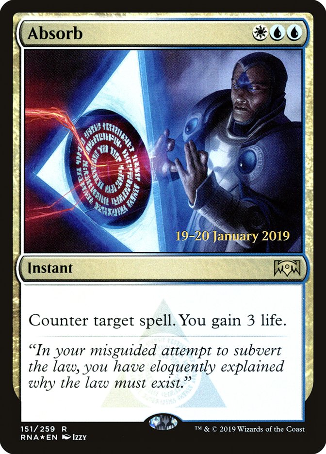 Absorb [Ravnica Allegiance Promos]