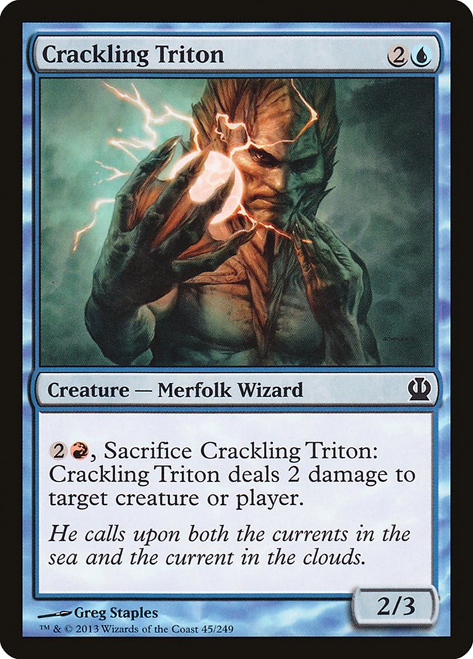 Crackling Triton [Theros] | Game Haven TX