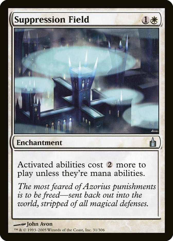 Suppression Field [Ravnica: City of Guilds] | Game Haven TX