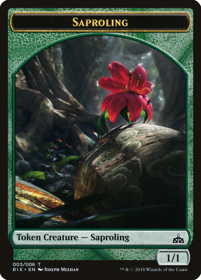 Saproling [Rivals of Ixalan Tokens] | Game Haven TX