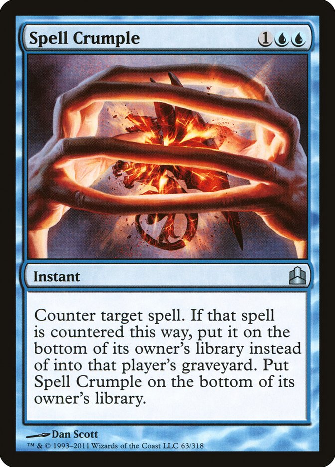 Spell Crumple [Commander 2011] | Game Haven TX
