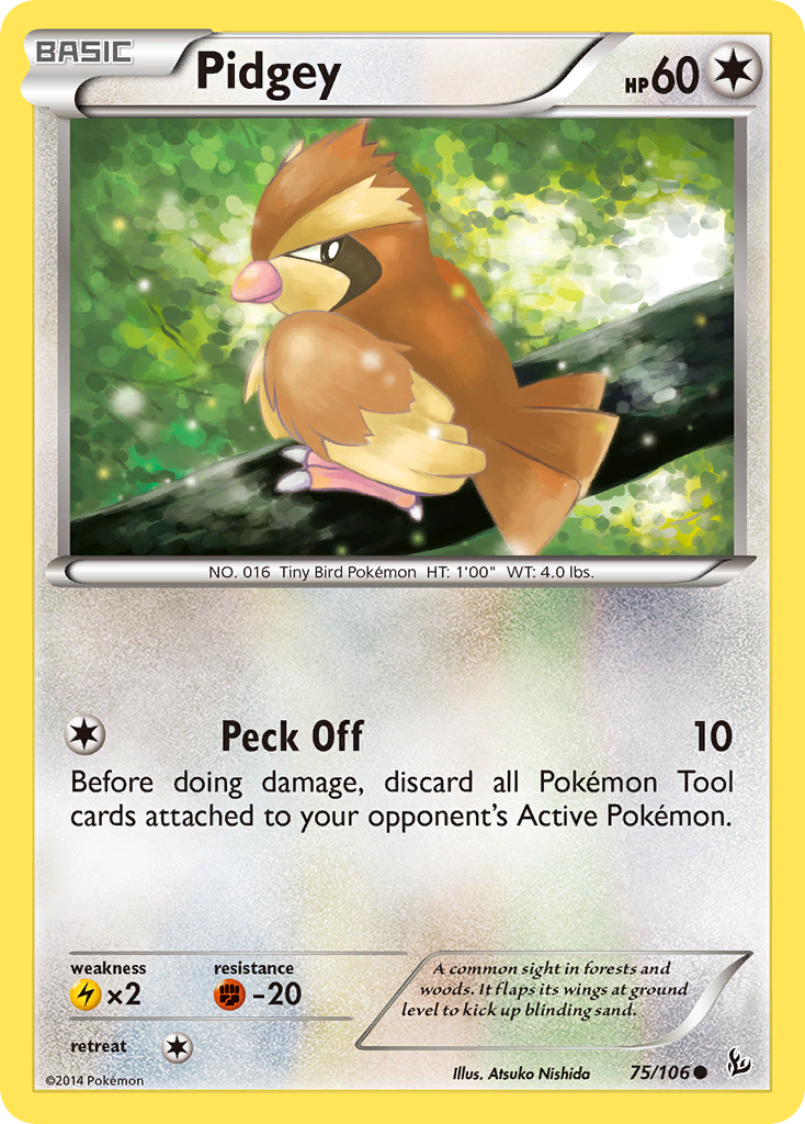 Pidgey (75/106) [XY: Flashfire] | Game Haven TX