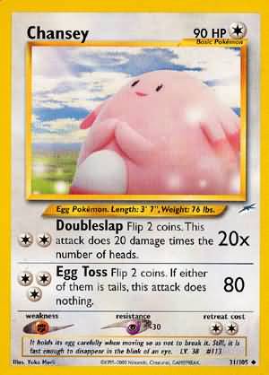 Chansey (31/105) [Neo Destiny Unlimited] | Game Haven TX