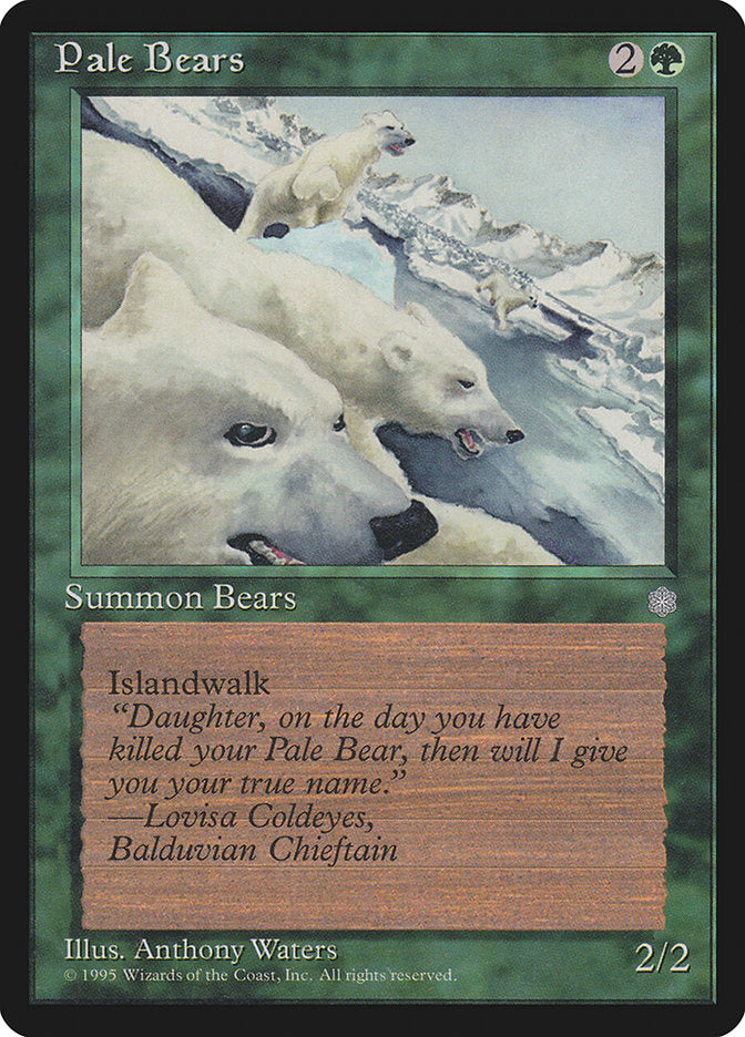 Pale Bears [Ice Age] | Game Haven TX