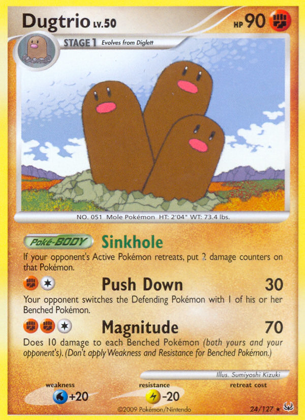 Dugtrio (24/127) [Platinum: Base Set] | Game Haven TX