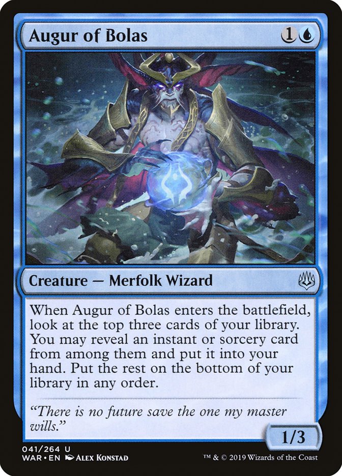 Augur of Bolas [War of the Spark] | Game Haven TX