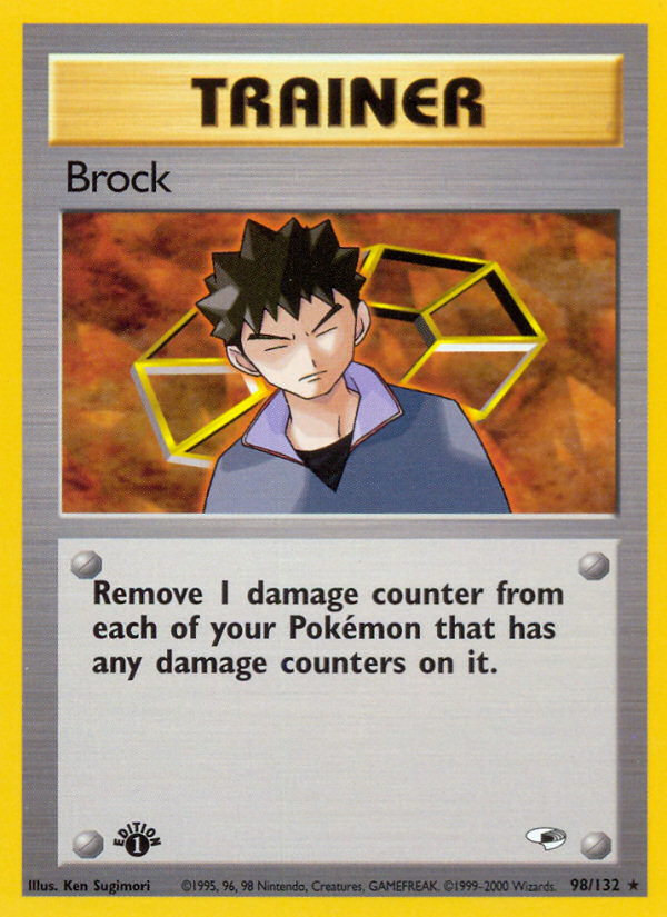 Brock (98/132) [Gym Heroes 1st Edition] | Game Haven TX