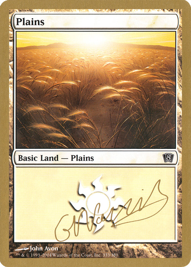 Plains (gn333) (Gabriel Nassif) [World Championship Decks 2004] | Game Haven TX
