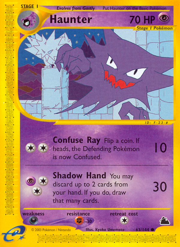 Haunter (63/144) [Skyridge] | Game Haven TX