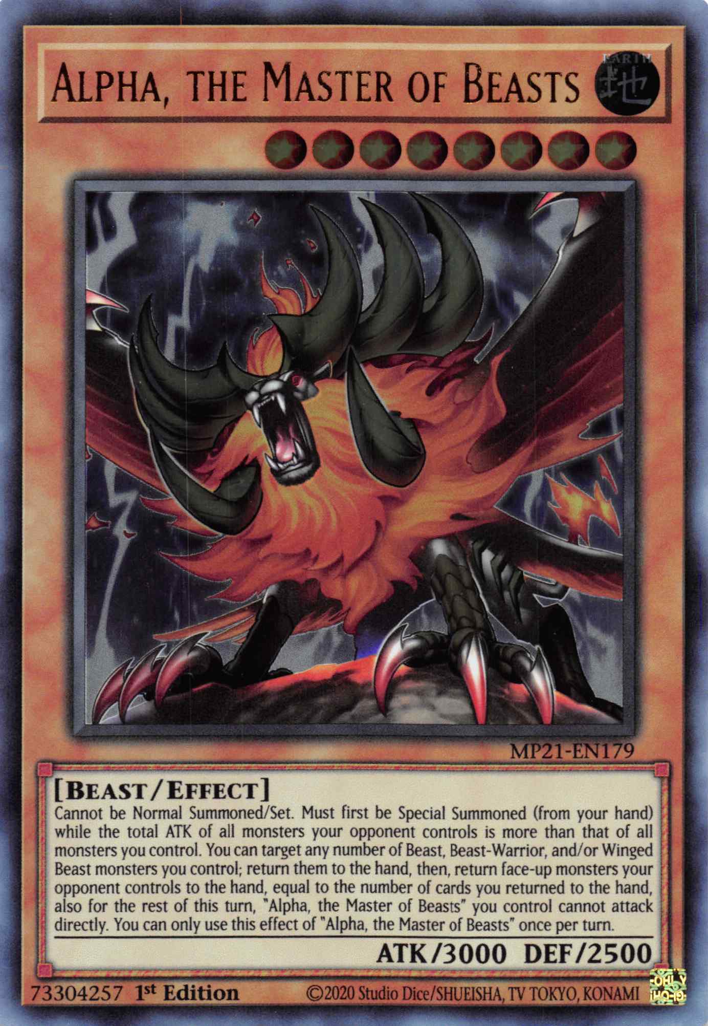 Alpha, the Master of Beasts [MP21-EN179] Ultra Rare | Game Haven TX