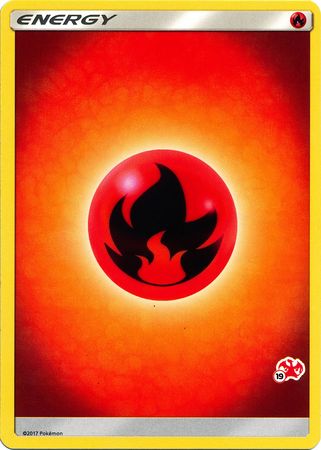 Fire Energy (Charizard Stamp #19) [Battle Academy 2020] | Game Haven TX