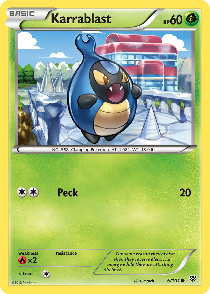 Karrablast (6/101) [Black & White: Plasma Blast] | Game Haven TX