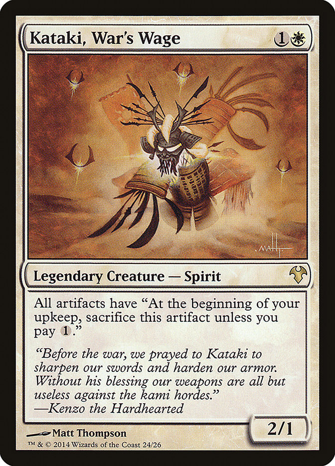 Kataki, War's Wage [Modern Event Deck 2014] | Game Haven TX