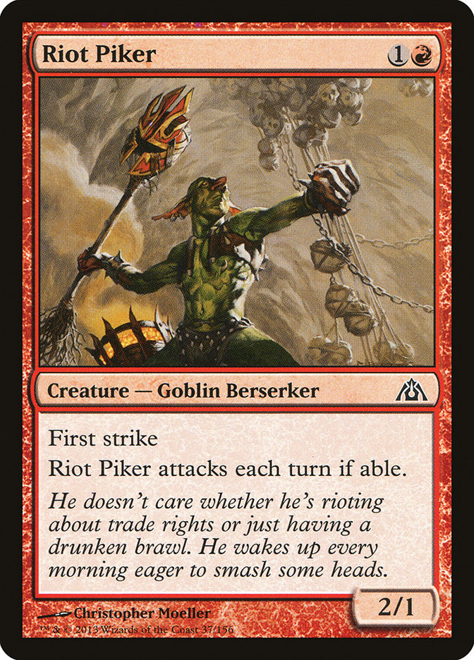 Riot Piker [Dragon's Maze] | Game Haven TX